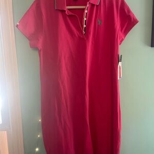 U.S. Polo Assn. Pink Polo Shirt  Dress